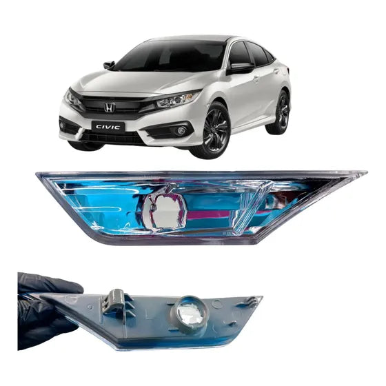 Lanterna Pisca Páralama Civic G10 2016 17 18 19 A 23 Cristal