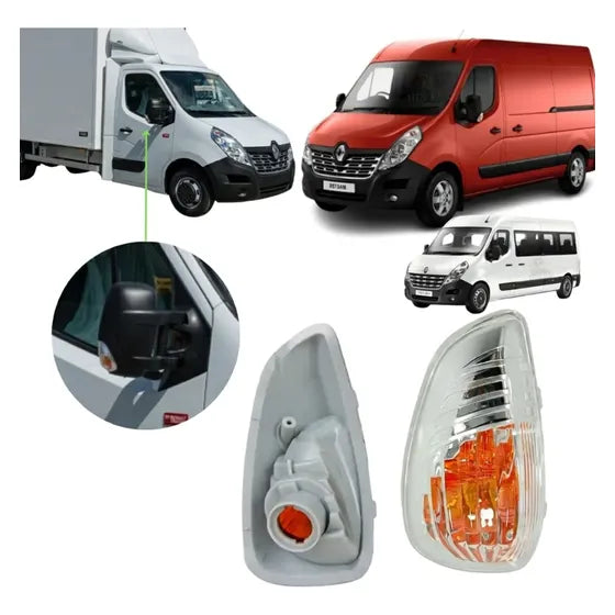 Par Lanterna Pisca Seta Retrovisor Renault Master 12 13 A 25