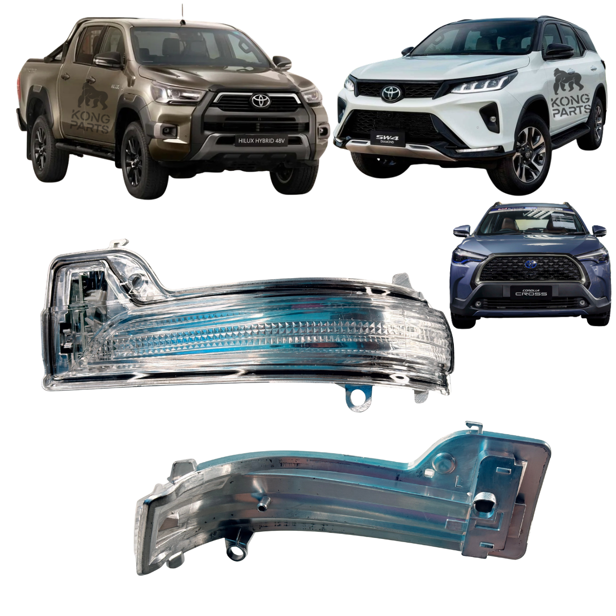 Pisca Seta Retrovisor Hilux Srv Srx Sw4 2016 17 18 19 A 25